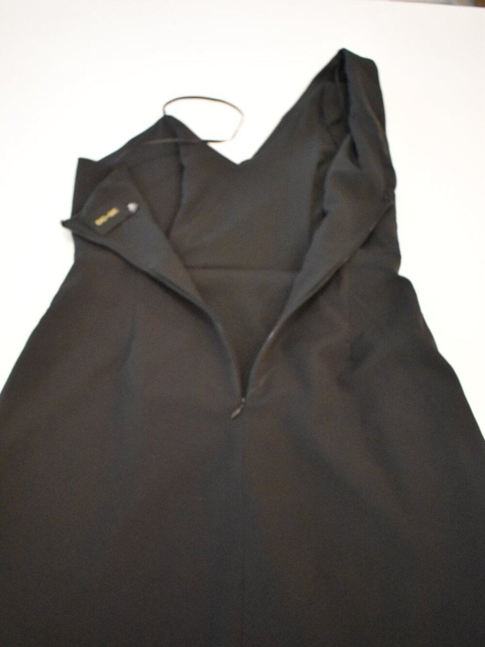 DO+BE Women's Black One Shoulder Cocktail Dress Size Medium Asymmetrical Mini - Picture 4 of 6